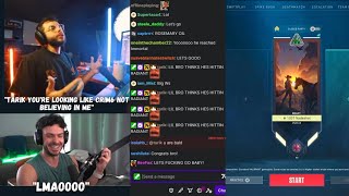 Tarik Reacts to CEO of 100T Nadeshot SOLO Hitting IMMORTAL..