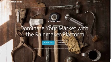 Altitude Pro Slideshow Background Behind Front Page Widget
