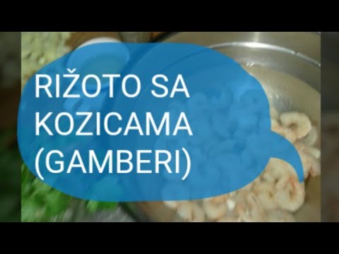 Video: Razlika Med Paello In Rižoto