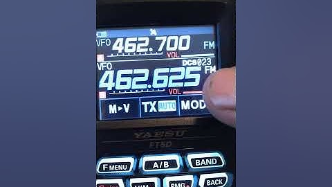 dcs code settings on the yaesu ft5d for communication with uv5r