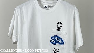 CHALLENGER / LOGO PKT TEE -Black-