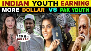 INDIAN YOUTH EARNING MORE DOLLAR SAYS WORLD BANK REPORT | PAK PUBLIC REACTION