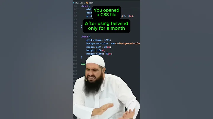 Vanilla CSS vs Tailwind CSS Reaction 💀 #shorts #coding #css #tailwindcss