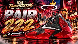 FINALLY GOT EM! 🔥 Nike LeBron 11 Miami Heat | Pair 222 in the Collection!