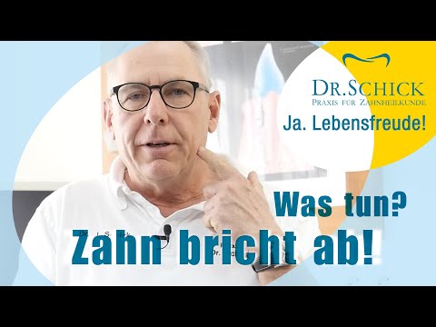 Video: Was Tun, Wenn Ein Zahnstück Abbricht?