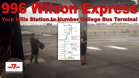 996 Wilson Express - TTC 2015 Nova Bus LFS 8413 (York Mills Station to Humber College Bus Terminal)