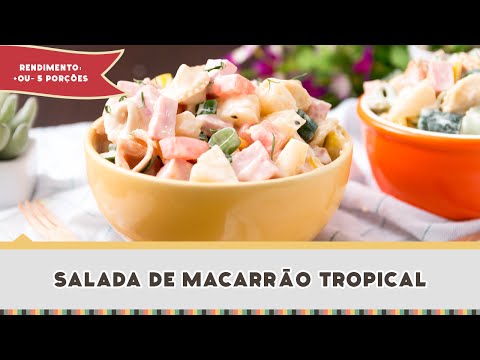 Salada de Macarrão Tropical - Receitas de Minuto EXPRESS #220