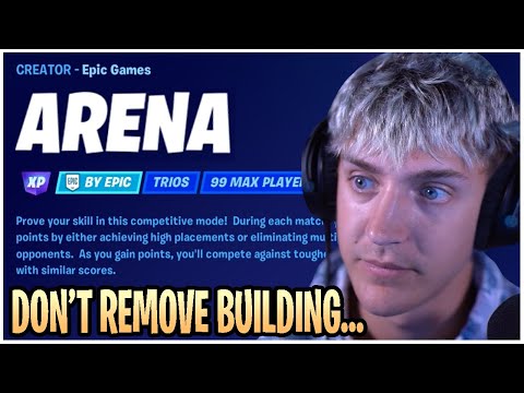 Ninja Explains Why "No Build" Arena Won't Get Added To Fortnite!