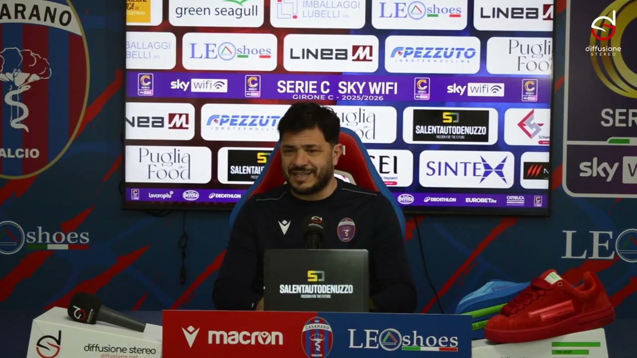 Intervista mister Vito Di Bari | pre-gara Foggia - Casarano