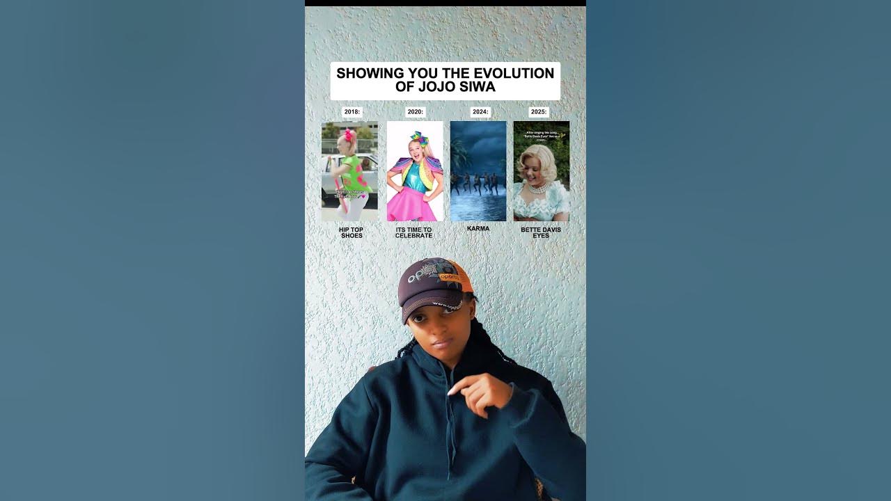 Showing You The Evolution Of Jojo Siwa: Bette Davis Eyes Cover #shorts #jojosiwa #cover