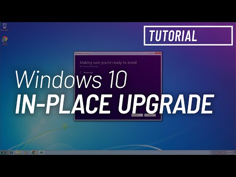 Upgrade Windows 7 to Windows 10 preserving files and apps