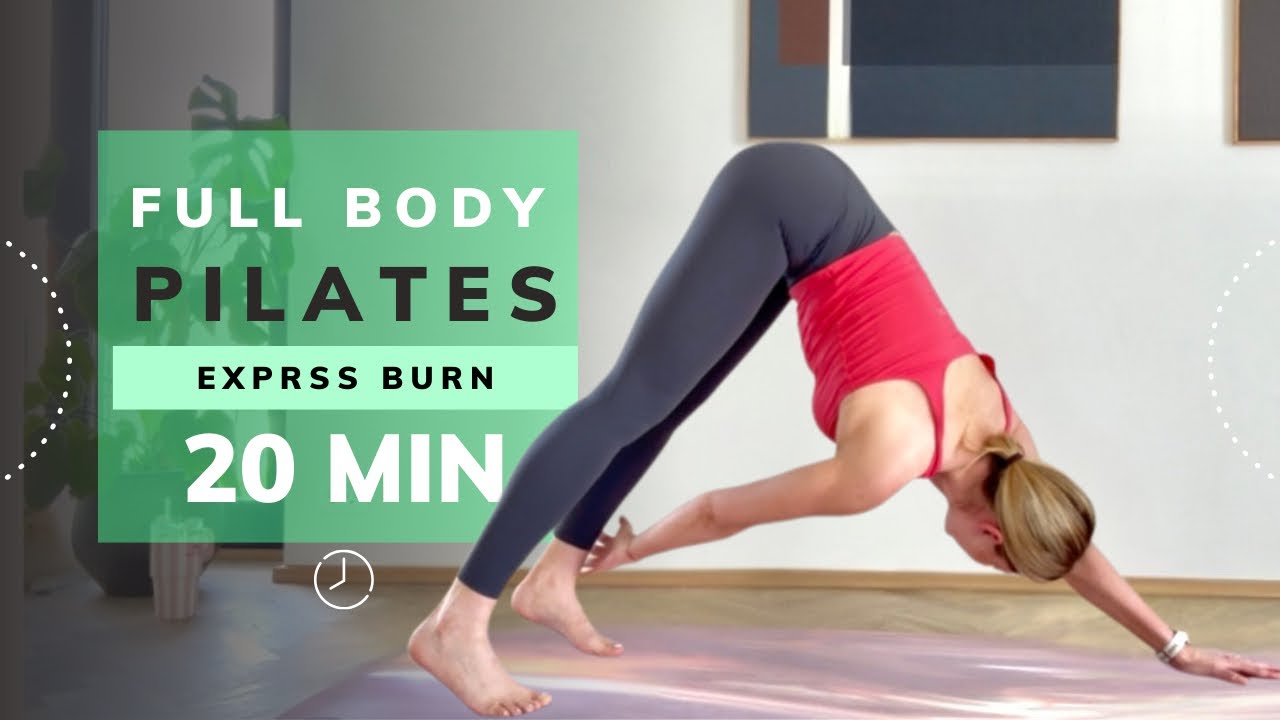 FULL BODY BURN 20 min | No equipment | all levels mindful Pilates ...