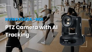AI Auto-Tracking PTZ Camera | 20X Optical Zoom 1080P 60FPS | IP HDMI USB 3.0 SDI #NVMAX620AN