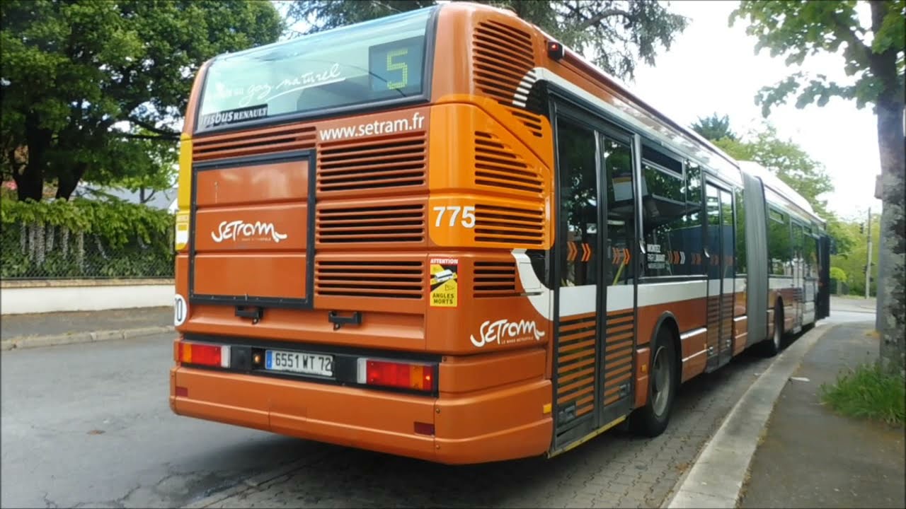 SETRAM A bord du Agora L GNV n° 775 (ligne 5)