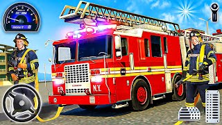 Real Fire Truck Driving Simulator 3D - Rescue Firefighter Game | Android Gameplay screenshot 5