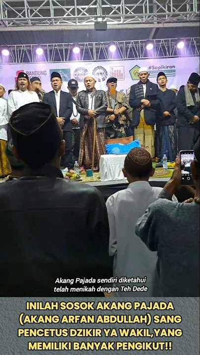 INILAH SOSOK AKANG (AKANG ARFAN) PAJADA,PENCETUS DZIKIR YA WAKIL!! #pajada #waliallah #shorts #ulama