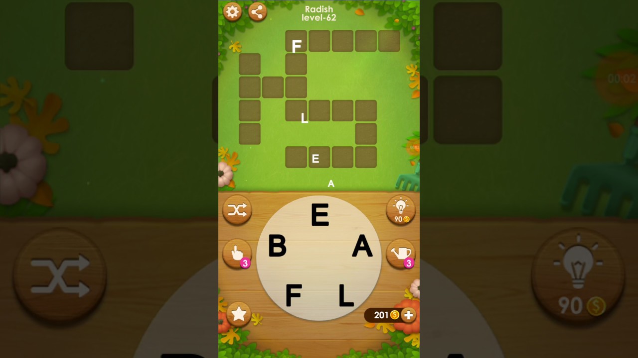 Word Farm Cross Level 62 Solution