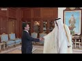 سمو الأمير يستقبل وزير خارجية أوزبكستان