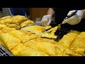 강남 진출! 줄서서 먹는 오믈렛 치즈 계란말이 김밥 / omelette cheese egg roll kimbap - korean street food