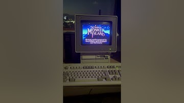 The Secret of Monkey Island en una IBM PS/2 del 1987