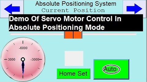 Demo of Servo Motor Control in Absolute Positioning Mode #Mitsubishi_PLC #Servo_Absolute_Positioning