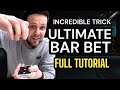 Learn the ultimate bar bet tutorial incredible no set up card trick revealed