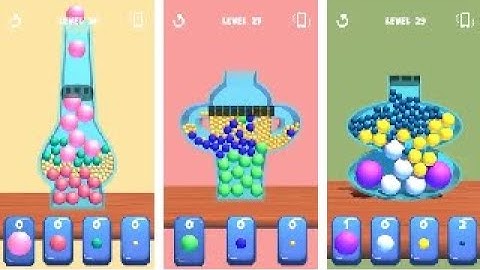 Ball Fit Puzzle Level 1 2 3 4 5 6 7 8 9 10 Gameplay