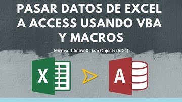 Insertar registros en tabla de Access desde Excel usando VBA y ADO @EXCELeINFO