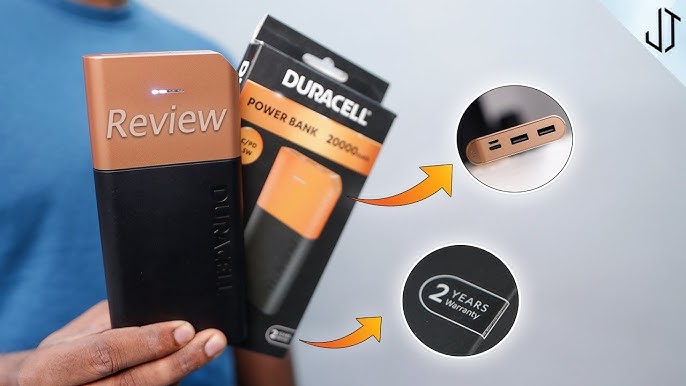 Fast Charge Multiple Devices* - Duracell 20000 mAh Power Bank