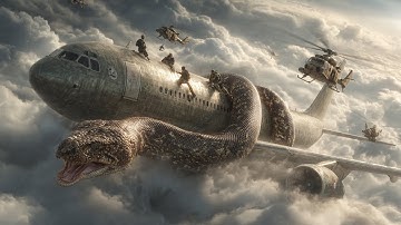 Unbelievable Rescue: Brave Team Saves Eagle from Giant Python Attack