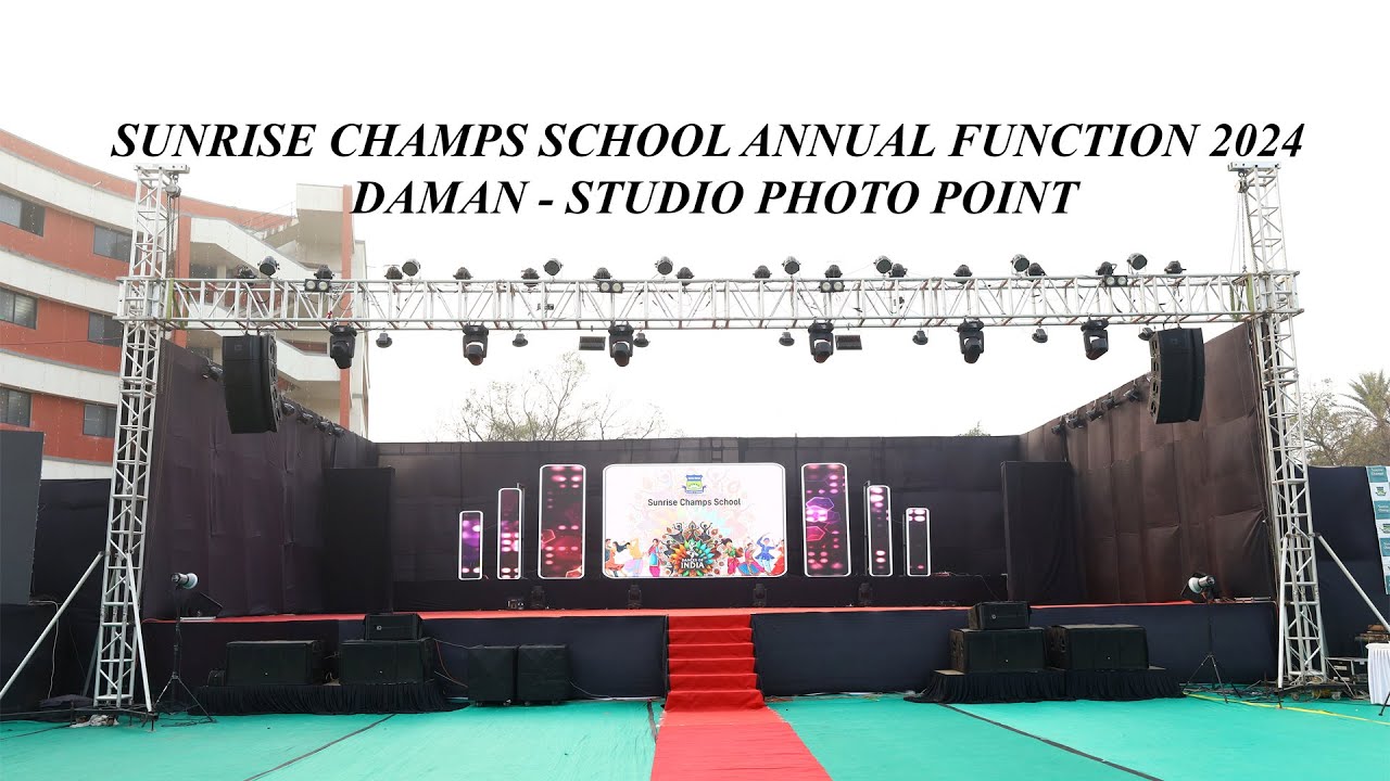 SUNRISE CHAMPS SCHOOL ANNUAL FUNCTION 2024 - DALWADA - DAMAN - STUDIO PHOTO POINT