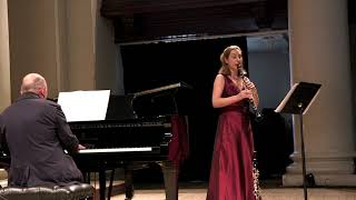 Premiere Rhapsodie by Debussy. Nadia Barbosa (Wilson) - clarinet, and Martin Butler - Piano