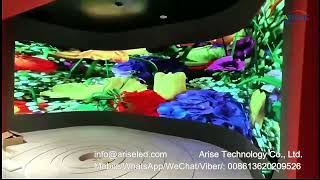 Curved Soft Led Video Wall Flexible Display Panel Indoor Full Color Flexible Soft Led Display Module screenshot 4