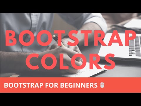 Bootstrap colors | Bootstrap 4 Tutorial For Beginners