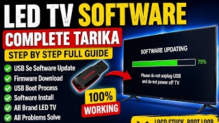 LED TV Software Karne Ka Complete Tarika | USB Se LED TV Flash Kaise Kare All Brand LED TV Software  screenshot 4