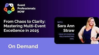 From Chaos to Clarity: Mastering Multi-Event Excellence in 2025