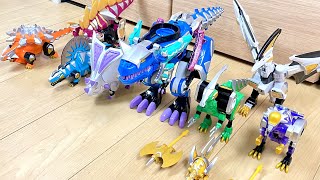 【PowerRangers DinoThunder #4】🦖🦖🦖氷山に封印⁉︎アバレンジャーのバクレンオーで遊んでみた