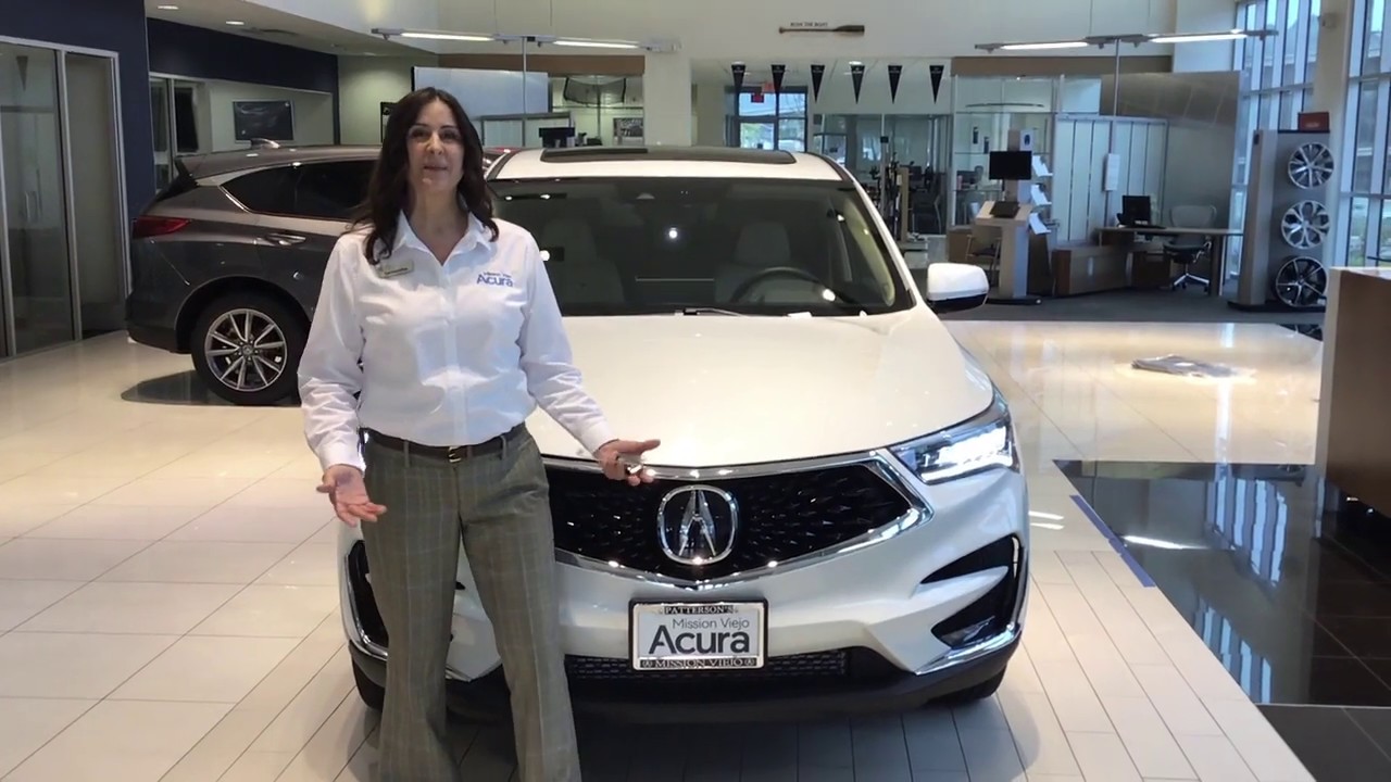 Mission Viejo Acura 2020 RDX Advance Samantha Taylor YouTube