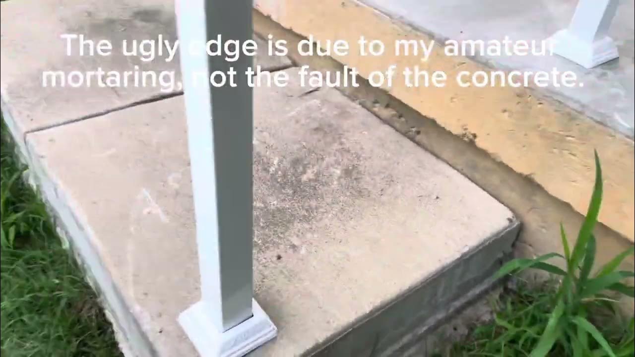 Base for concrete pavers using nomix concrete YouTube