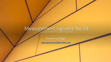 Measurement Vignette No. 29 Taking off quantities for prefabricated units using NRM2 rules.