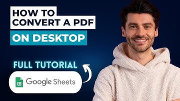 How To Convert a PDF to Google Sheets on Desktop [2025 Guide]