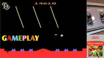 Missile Command ATARI 2600 Gameplay