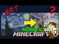 Turning Real Art into a Minecraft Build