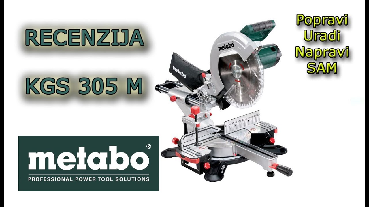 Metabo KGS 305 M review - YouTube