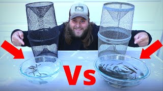 Minnow Trapping - Black Vs Silver Trap (400+ Caught!)