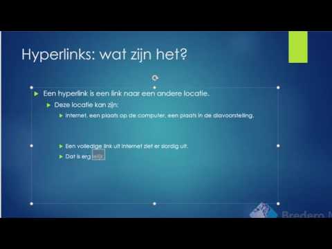 Video: Een Actieve Link Invoegen