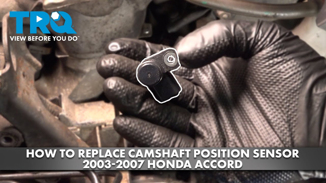 How to replace camshaft position sensor 2003 2007 honda accord youtube
