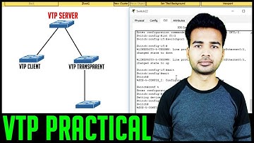How to configure VTP in packet Tracer | VLAN Part 7 | CCNA 2018