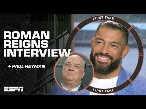 Roman Reigns & promoter Paul Heyman talk trash with Stephen A. ahead of WWE Summer Slam | First Take
