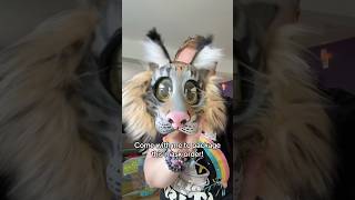 Package this mask with me!! :D #therian #furry #furries #fursuit #theriangear #packingorders